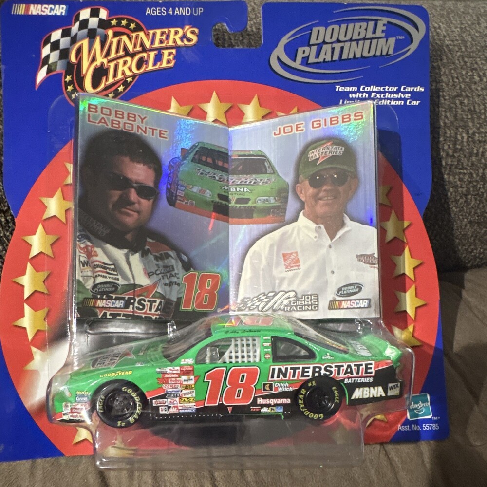 Winner's Circle NASCAR Double Platinum Bobby Labonte #18 1:43 Diecast 58852